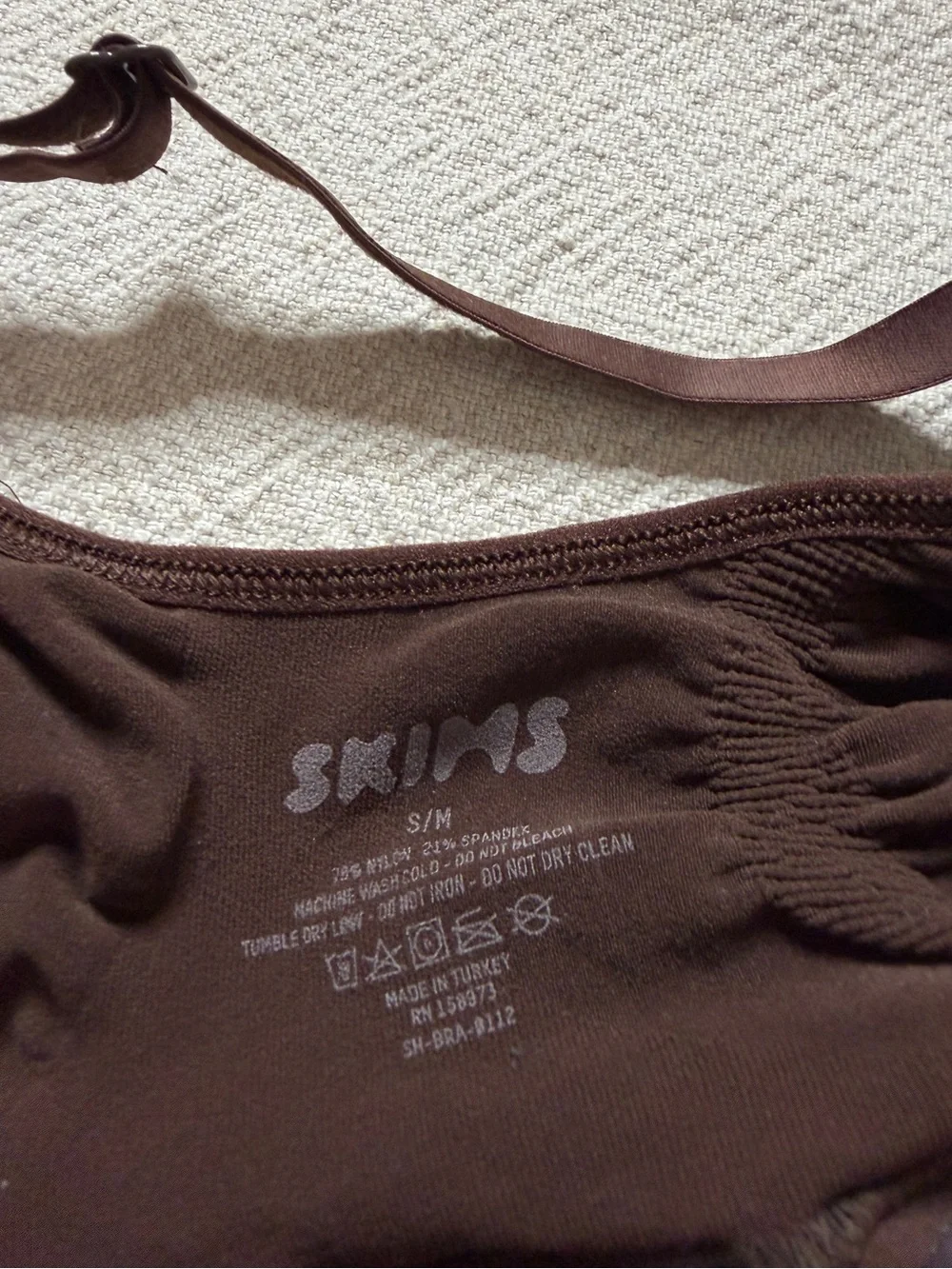 SKIMS Seamless Sculpt Bralette Cocoa Brown S/M - Picture 4 of 4